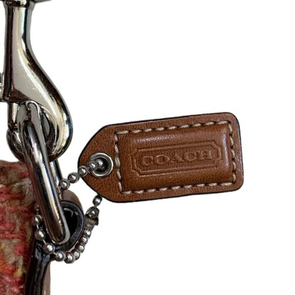 Coach Kitt Crossbody Messenger Bag Purse Tweed Wool Suede Leather Trim Lined - Picture 7 of 9